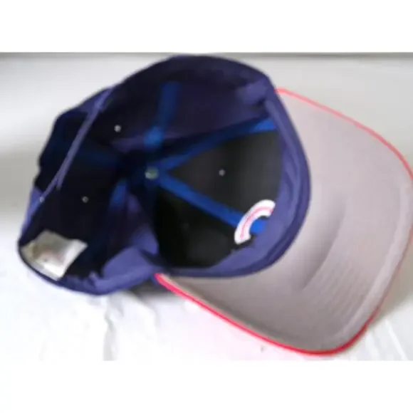 Chicago Cubs Blue and Red With The Classic "C" Embroidered Logo Snapback Cap - Picture 8 of 11